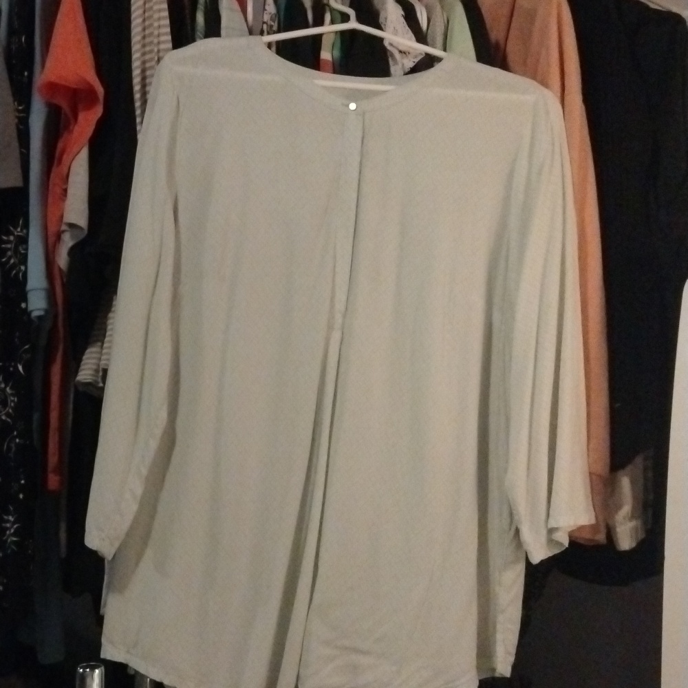 Very light long sleeve blouse